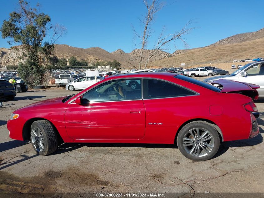 1999 Toyota Camry Solara Sle VIN: 2T1CF22P4XC254926 Lot: 37960223