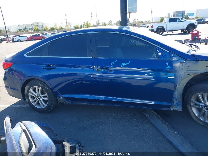 2017 Hyundai Sonata Se VIN: 5NPE24AF8HH558607 Lot: 37960270