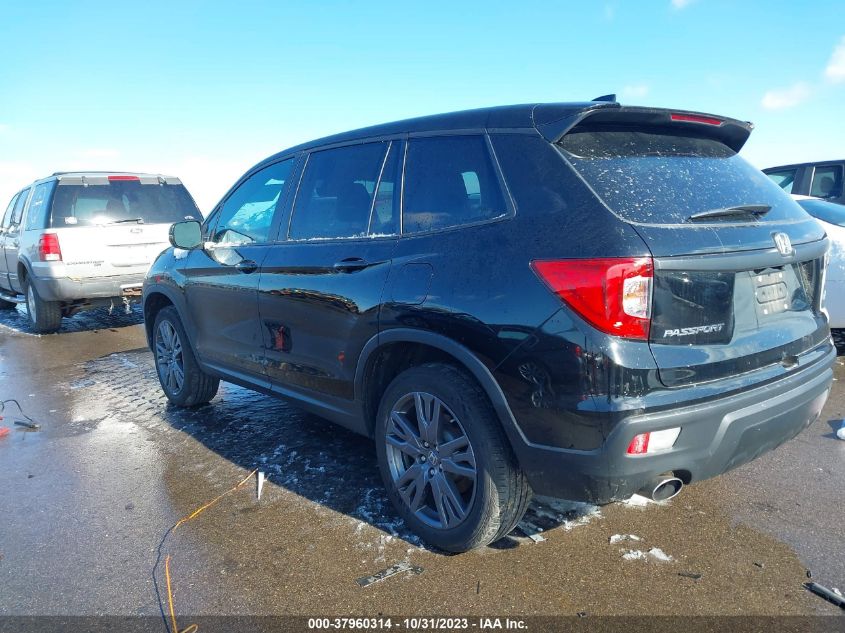 2021 Honda Passport Awd Ex-L VIN: 5FNYF8H52MB015526 Lot: 37960314