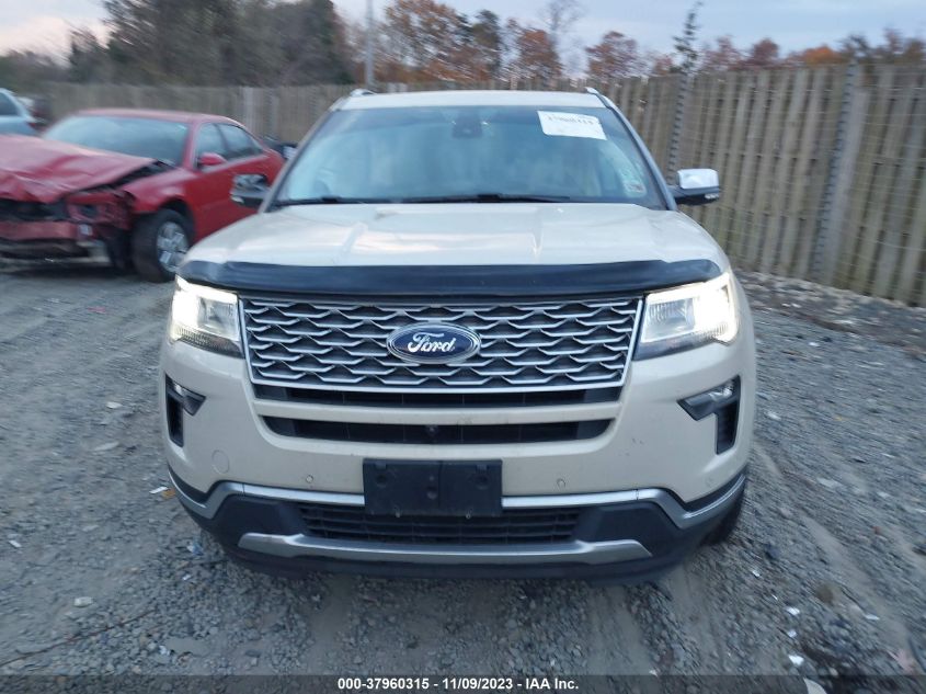 2018 Ford Explorer Platinum VIN: 1FM5K8HT2JGB04944 Lot: 37960315