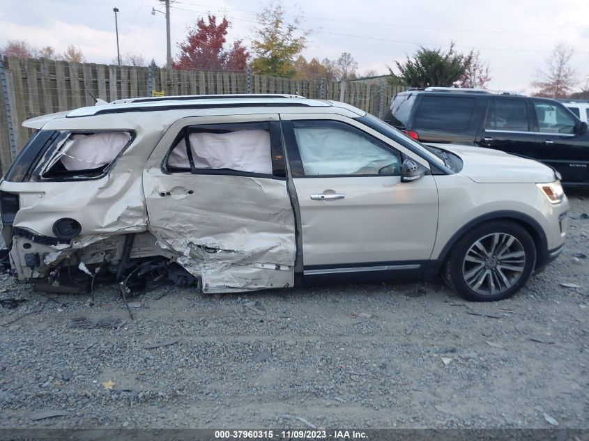 2018 Ford Explorer Platinum VIN: 1FM5K8HT2JGB04944 Lot: 37960315