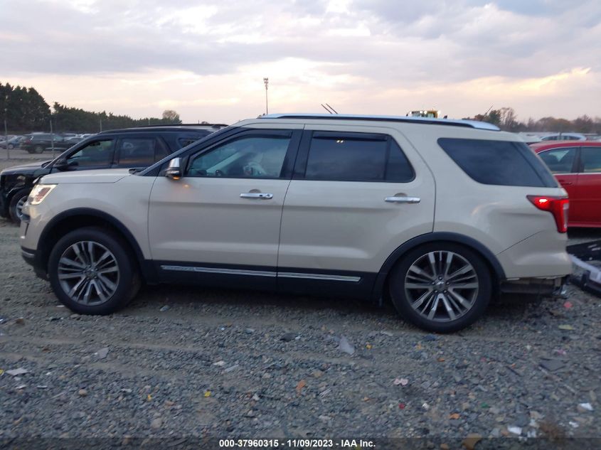 2018 Ford Explorer Platinum VIN: 1FM5K8HT2JGB04944 Lot: 37960315