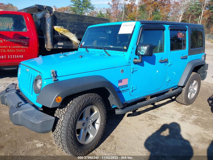 2017 Jeep Wrangler Unlimited Sport 4X4 VIN: 1C4BJWDG1HL701401 Lot: 37960340