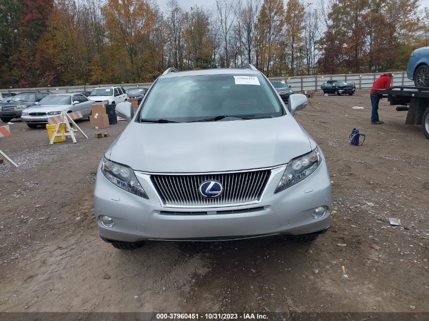 2010 Lexus Rx 450H VIN: JTJBC1BA5A2017648 Lot: 37960451