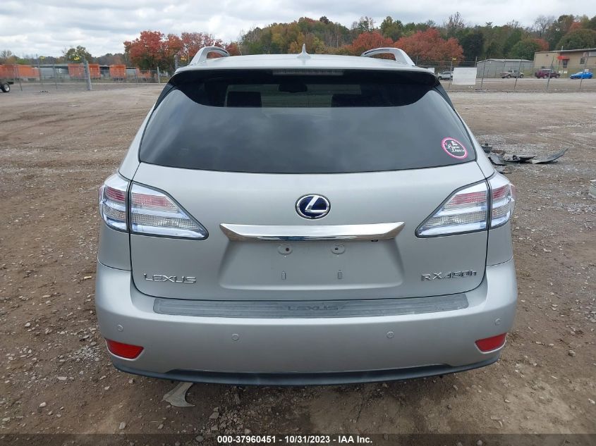 2010 Lexus Rx 450H VIN: JTJBC1BA5A2017648 Lot: 37960451