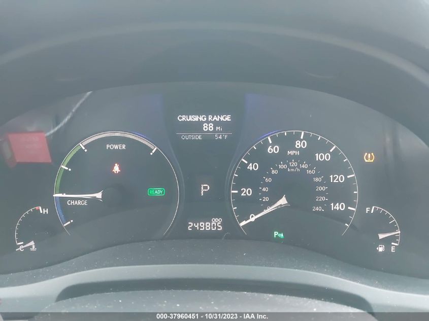 2010 Lexus Rx 450H VIN: JTJBC1BA5A2017648 Lot: 37960451