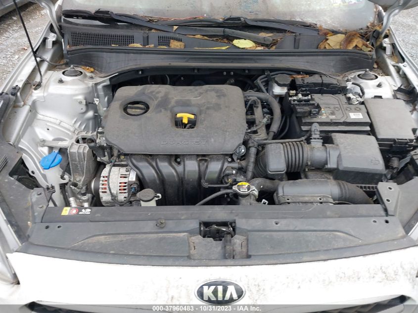 2019 Kia Forte Lxs VIN: 3KPF24AD4KE022218 Lot: 37960483