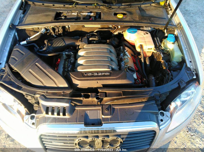 2008 Audi A4 3.2 VIN: WAUDH48H48K005176 Lot: 37960529