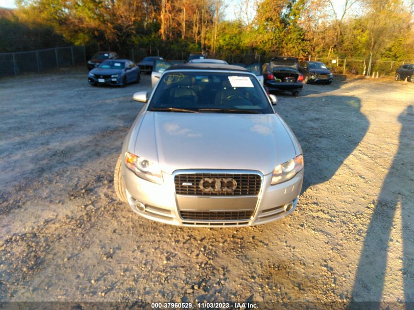 2008 Audi A4 3.2 VIN: WAUDH48H48K005176 Lot: 37960529