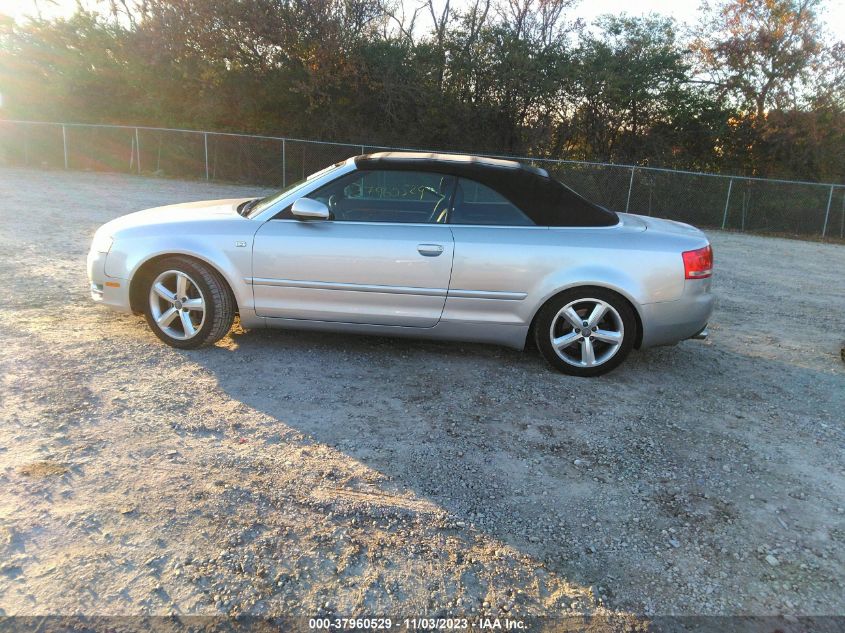 2008 Audi A4 3.2 VIN: WAUDH48H48K005176 Lot: 37960529