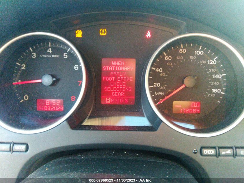 2008 Audi A4 3.2 VIN: WAUDH48H48K005176 Lot: 37960529