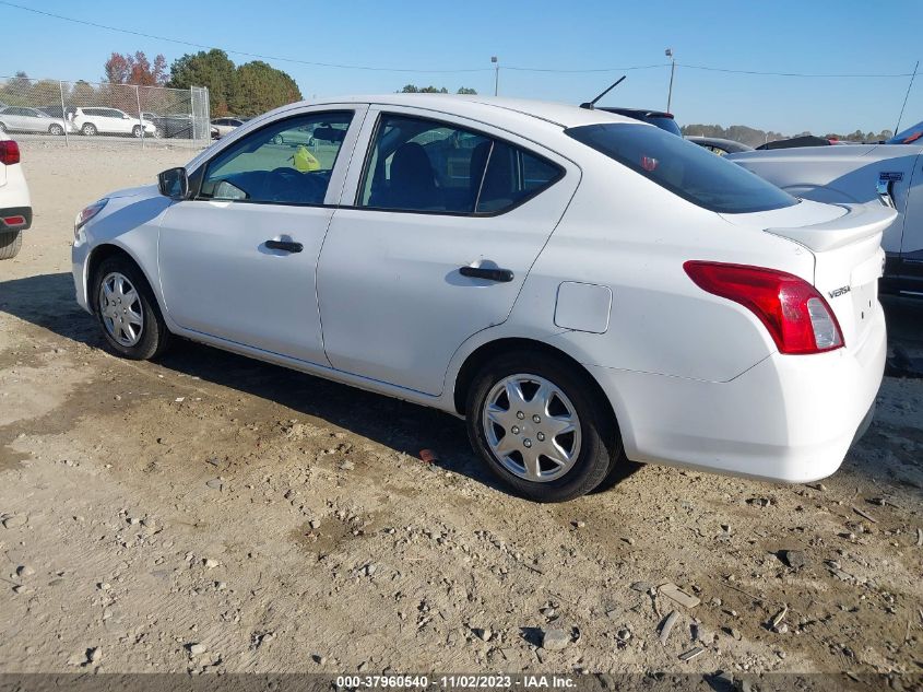 2017 Nissan Versa Sedan S Plus VIN: 3N1CN7AP4HL829920 Lot: 37960540