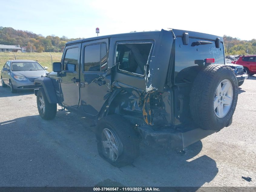 1C4BJWDG7HL642600 2017 Jeep Wrangler Unlimited Sport 4X4