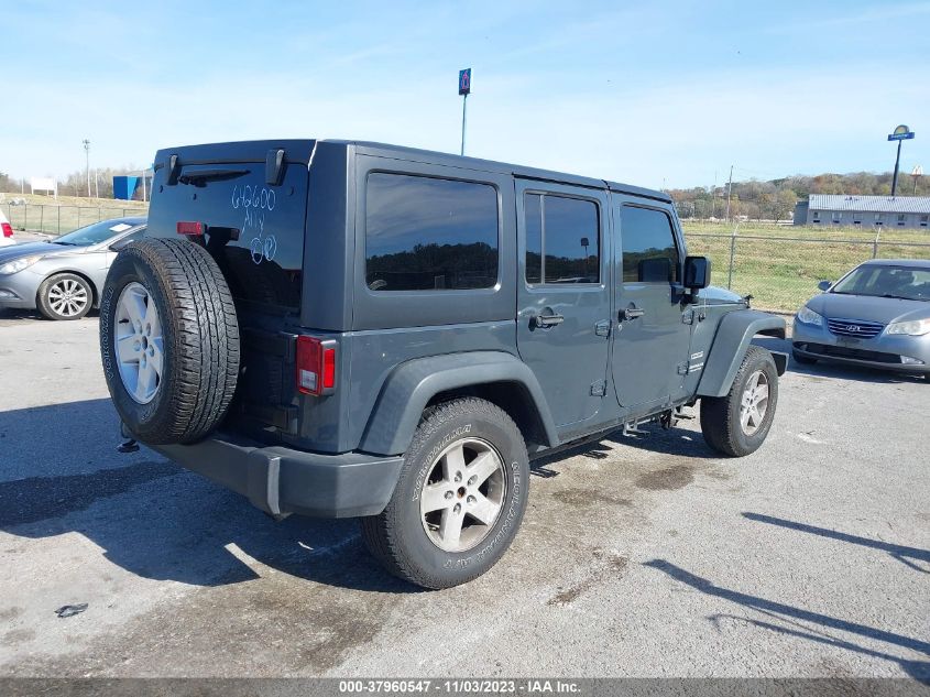 1C4BJWDG7HL642600 2017 Jeep Wrangler Unlimited Sport 4X4