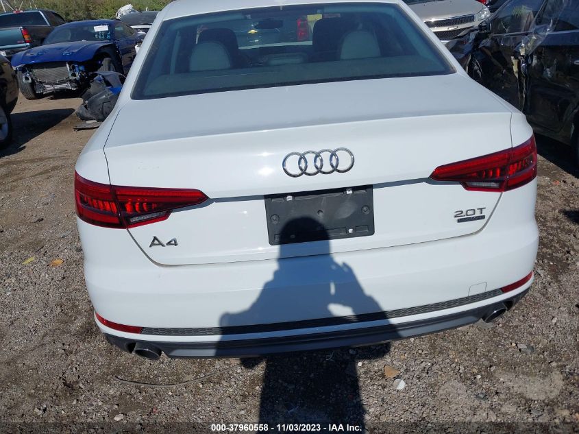 2017 Audi A4 2.0T Season Of Audi VIN: WAUDNAF47HN051042 Lot: 37960558