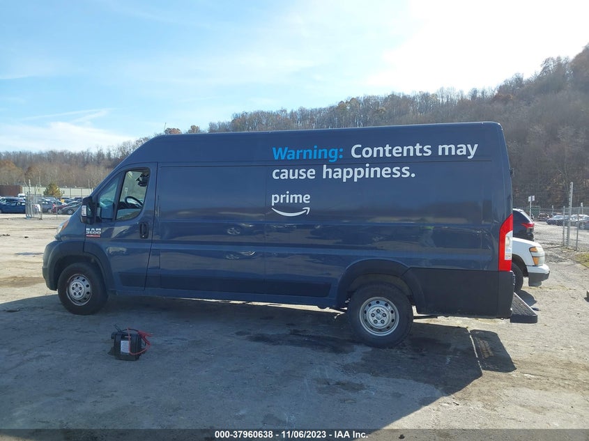 2020 Ram Promaster 3500 Cargo Van High Roof 159" Wb Ext VIN: 3C6URVJG3LE136626 Lot: 37960638