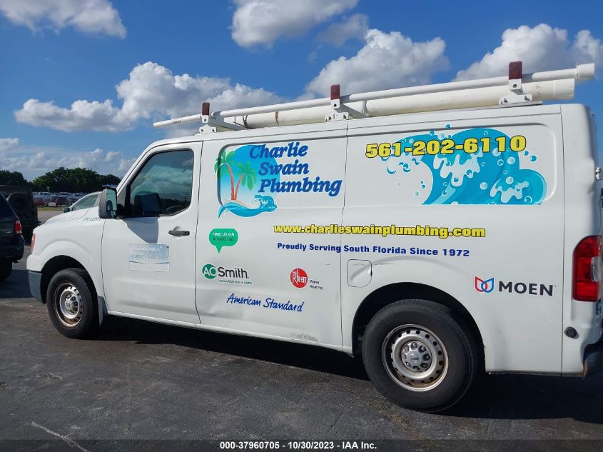 2016 Nissan Nv Cargo Nv2500 Hd S V6 VIN: 1N6BF0KY9GN809663 Lot: 37960705