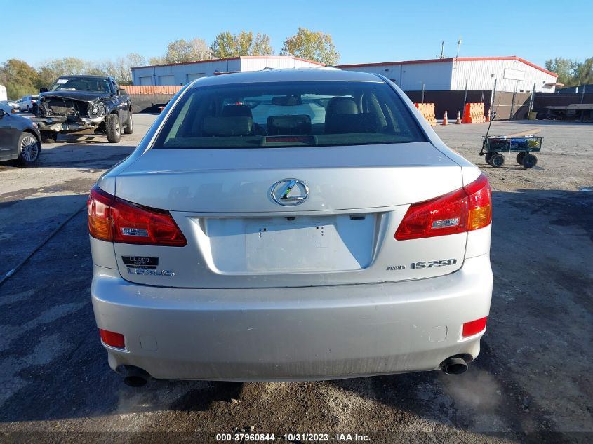 2006 Lexus Is 250 Auto VIN: JTHCK262462007671 Lot: 37960844