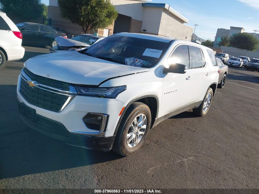 2023 Chevrolet Traverse Ls VIN: 1GNERFKWXPJ169857 Lot: 37960863