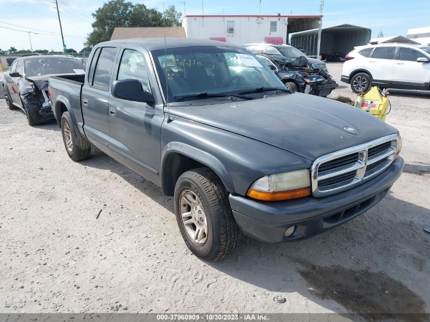 2004 Dodge Dakota Slt VIN: 1D7HL48N64S627044 Lot: 37960909