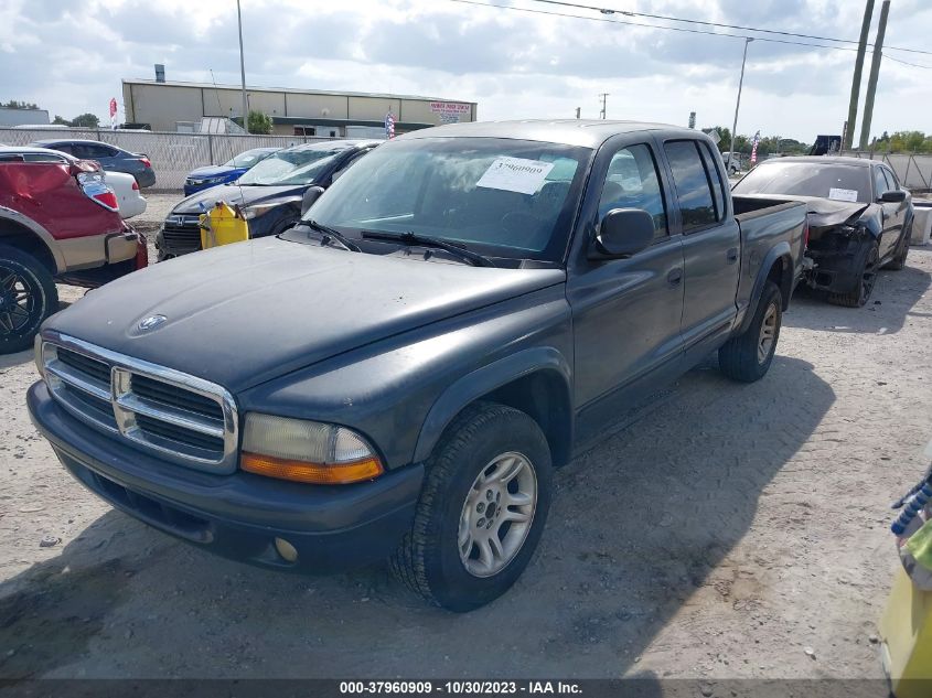 2004 Dodge Dakota Slt VIN: 1D7HL48N64S627044 Lot: 37960909