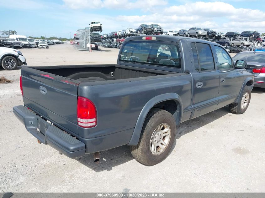 2004 Dodge Dakota Slt VIN: 1D7HL48N64S627044 Lot: 37960909