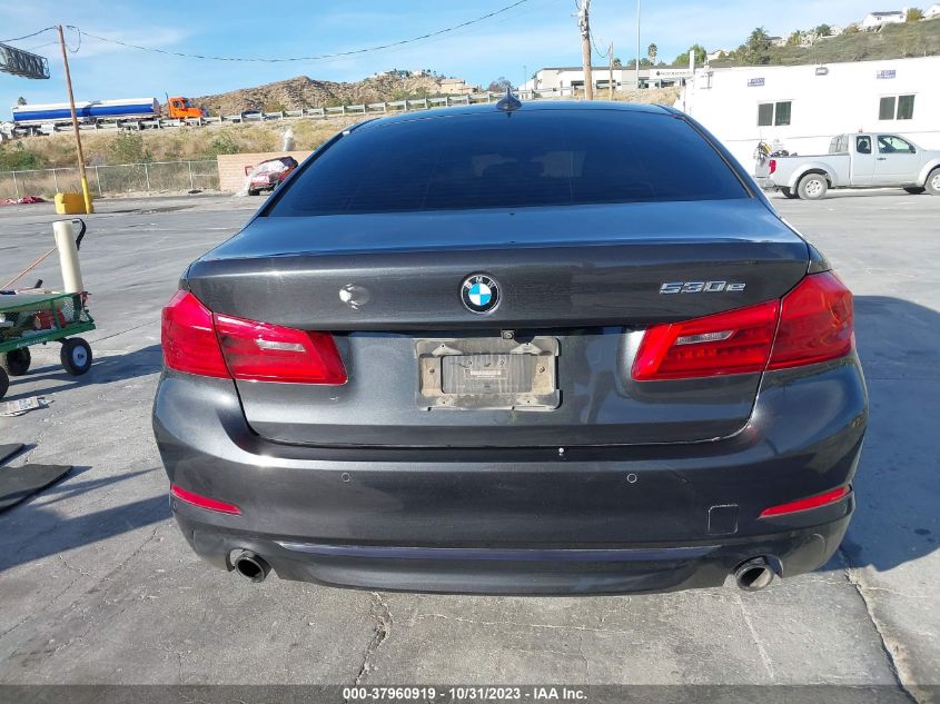 2018 BMW 530E Iperformance VIN: WBAJA9C56JB250875 Lot: 37960919