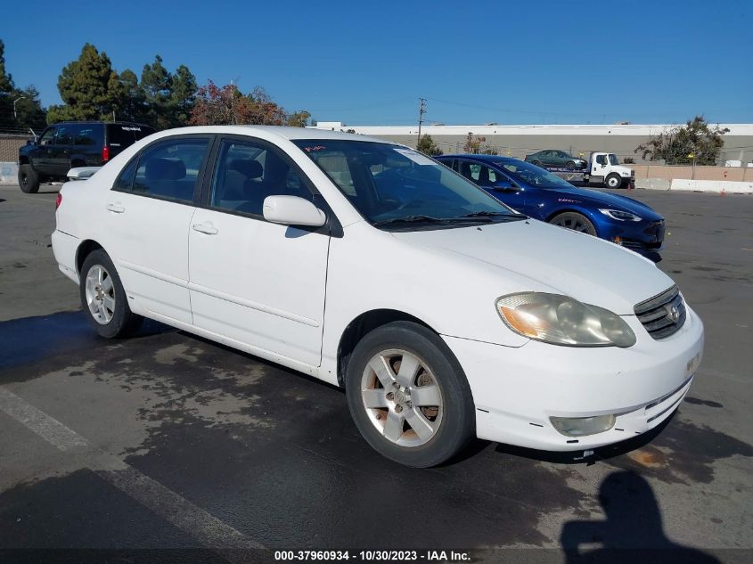 2003 Toyota Corolla S VIN: 1NXBR32E23Z152766 Lot: 37960934