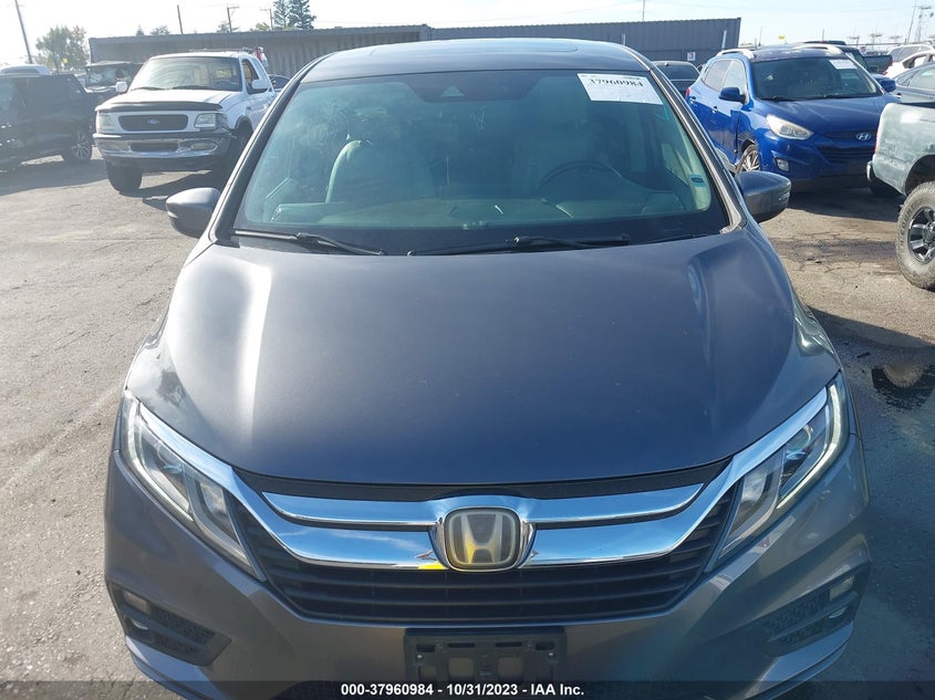 2018 Honda Odyssey Ex-L VIN: 5FNRL6H79JB043774 Lot: 37960984