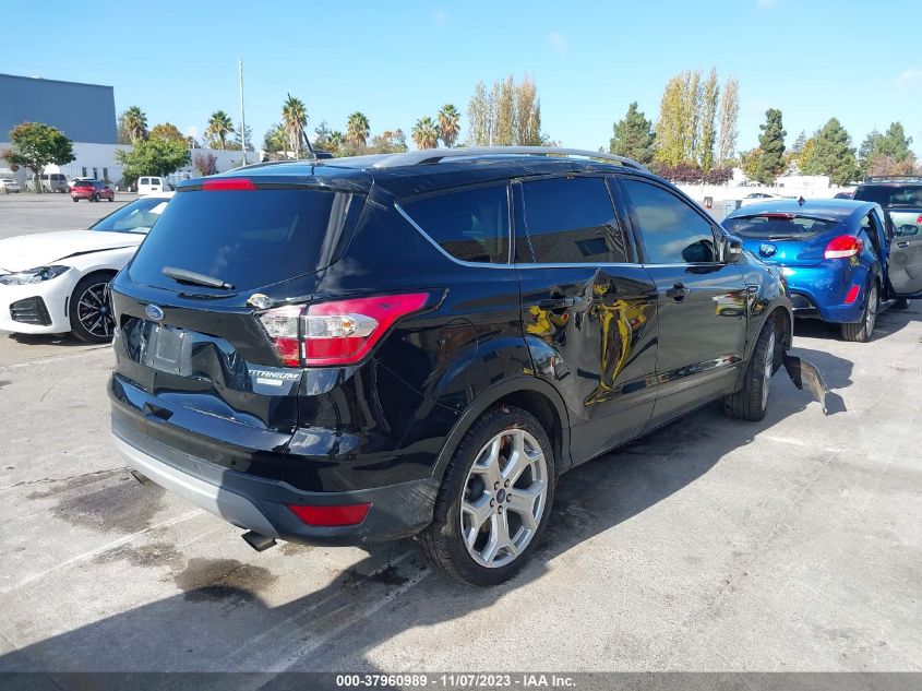 2017 Ford Escape Titanium VIN: 1FMCU0JD9HUE97780 Lot: 37960989