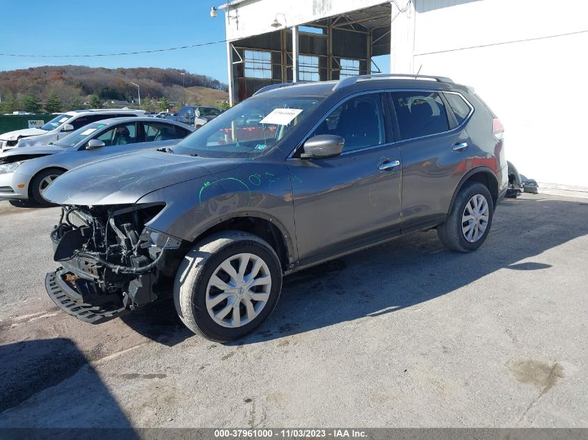 2016 Nissan Rogue S VIN: JN8AT2MV6GW130809 Lot: 37961000