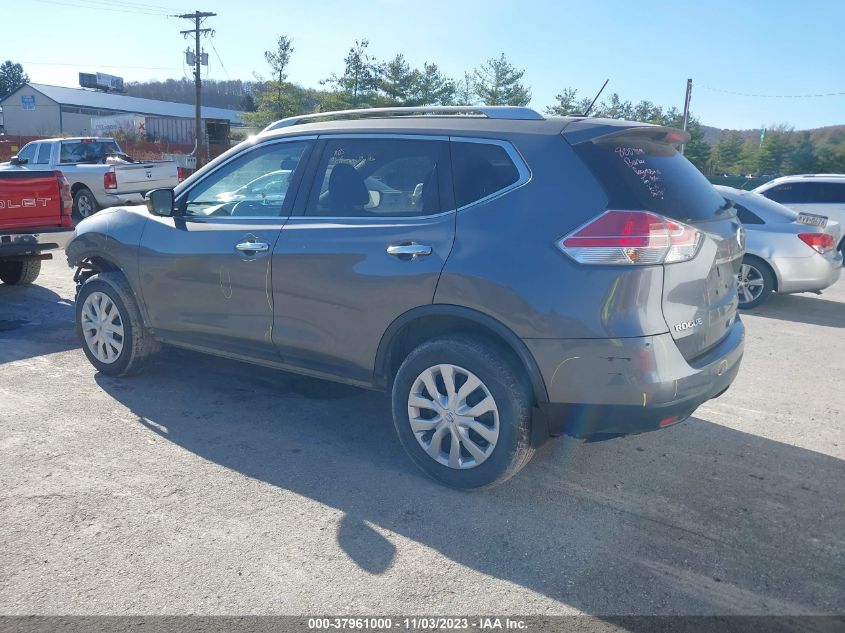 2016 Nissan Rogue S VIN: JN8AT2MV6GW130809 Lot: 37961000