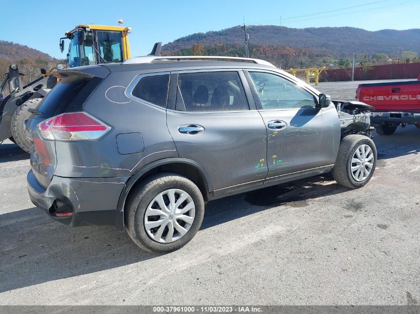 2016 Nissan Rogue S VIN: JN8AT2MV6GW130809 Lot: 37961000