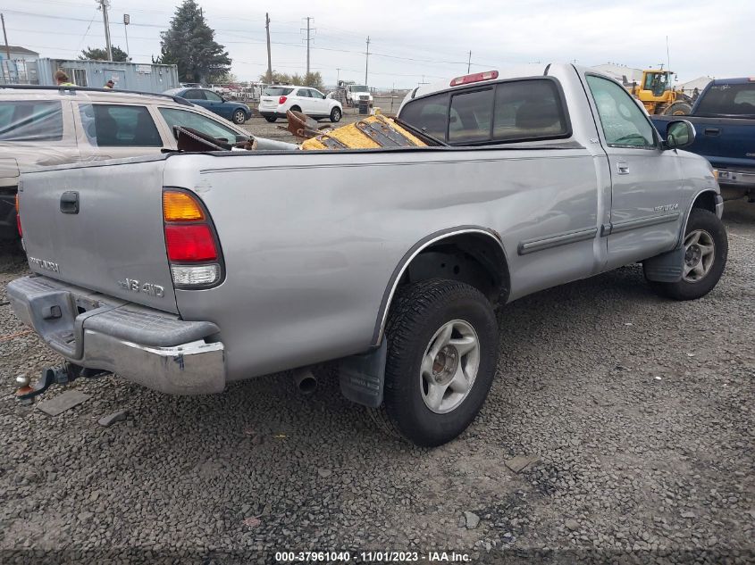 2002 Toyota Tundra Sr5 VIN: 5TBKT441X2S230065 Lot: 37961040