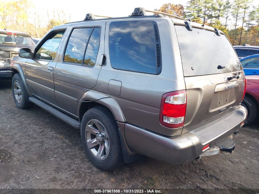 2004 Nissan Pathfinder Le Platinum VIN: JN8DR09Y44W908815 Lot: 37961058