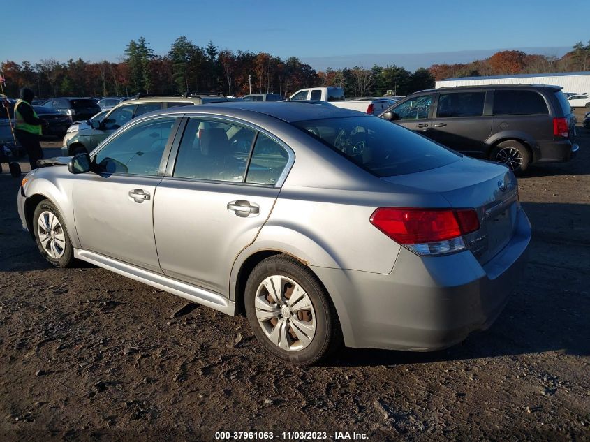 2011 Subaru Legacy 2.5I VIN: 4S3BMBA62B3263636 Lot: 37961063