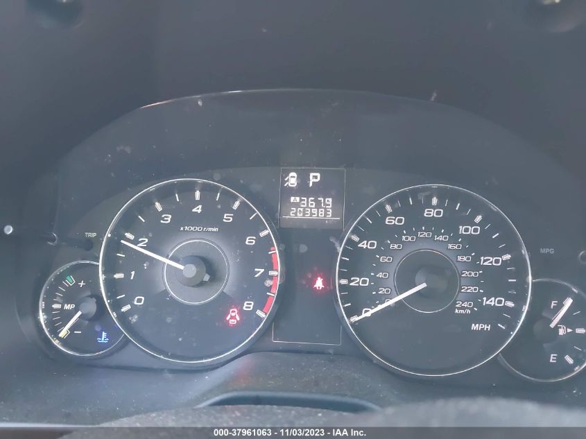 2011 Subaru Legacy 2.5I VIN: 4S3BMBA62B3263636 Lot: 37961063