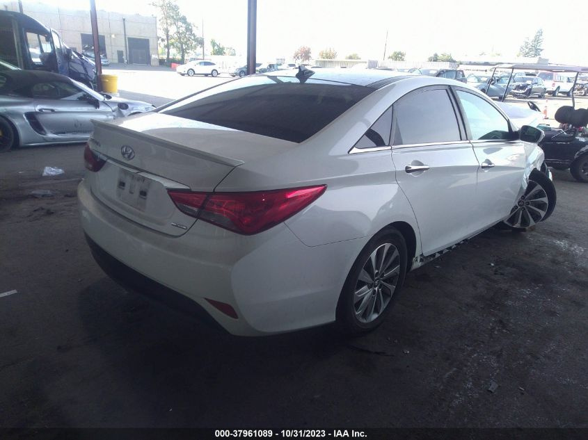 2014 Hyundai Sonata Limited VIN: 5NPEC4AC9EH931183 Lot: 37961089