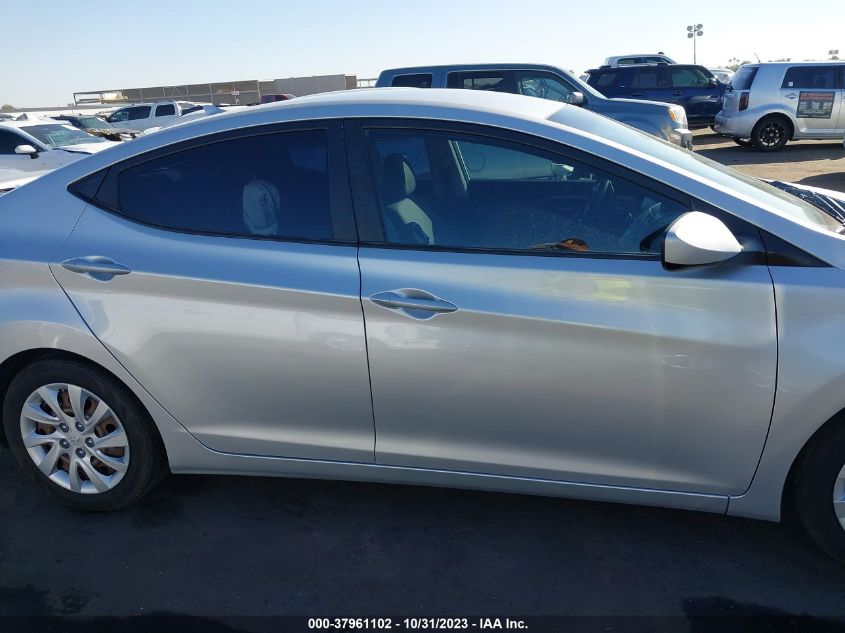 2012 Hyundai Elantra Gls Pzev VIN: KMHDH4AE2CU265541 Lot: 37961102