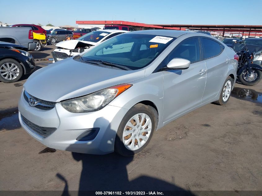 2012 Hyundai Elantra Gls Pzev VIN: KMHDH4AE2CU265541 Lot: 37961102