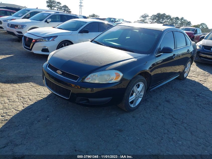 2013 Chevrolet Impala Police VIN: 2G1WD5E33D1262547 Lot: 37961345