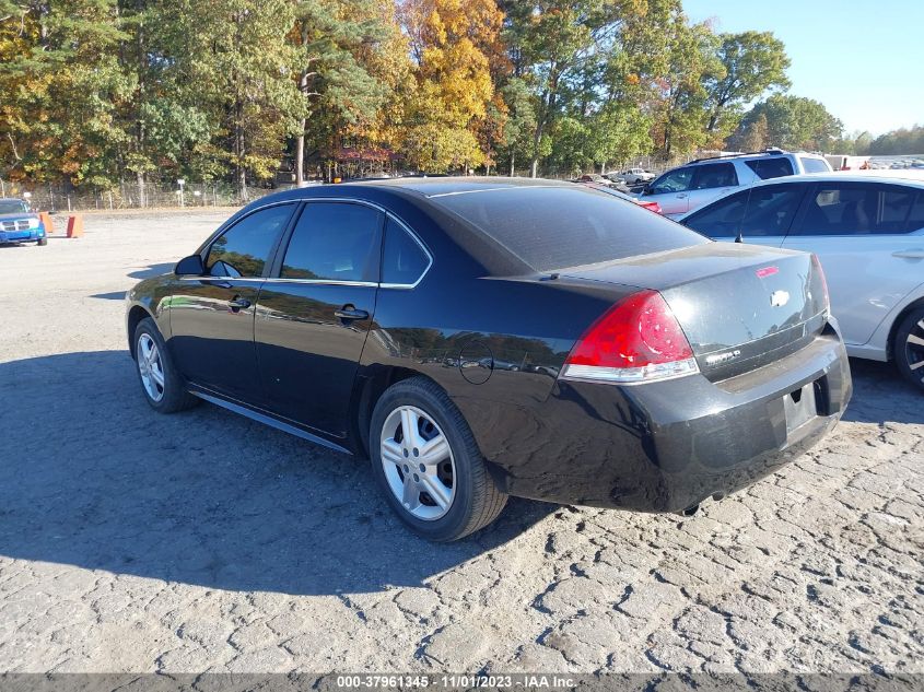 2013 Chevrolet Impala Police VIN: 2G1WD5E33D1262547 Lot: 37961345