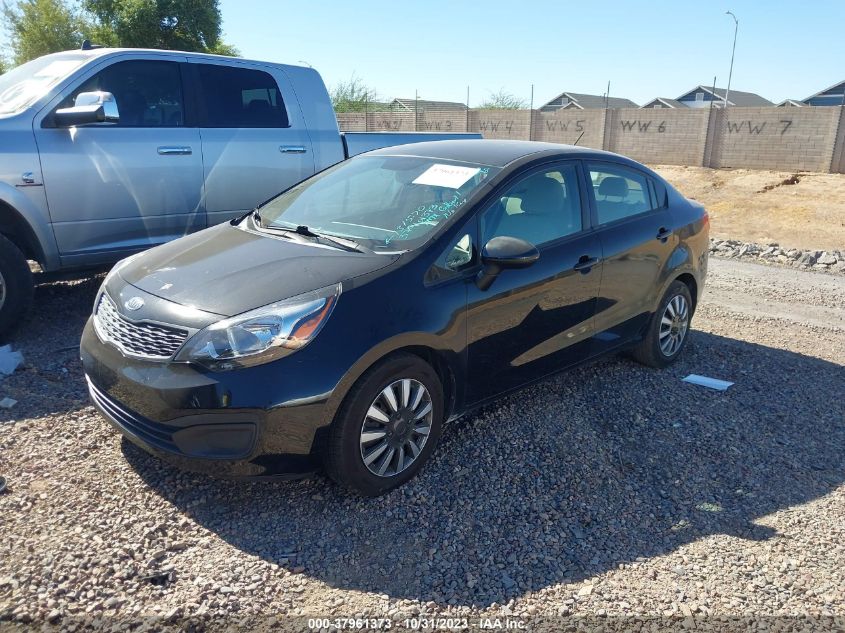 2013 Kia Rio Lx VIN: KNADM4A36D6131570 Lot: 37961373