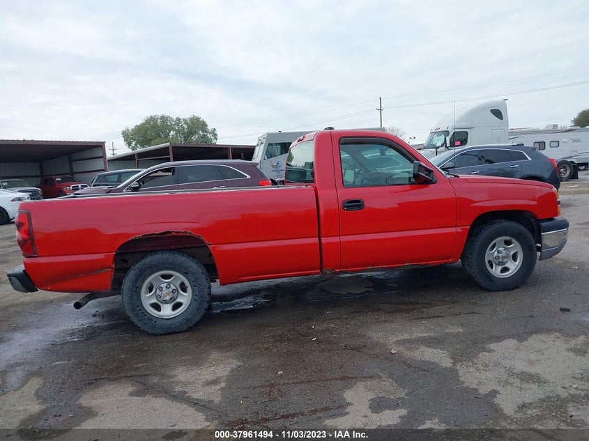 2003 Chevrolet Silverado 1500 Work Truck VIN: 1GCEC14T43Z188299 Lot: 37961494