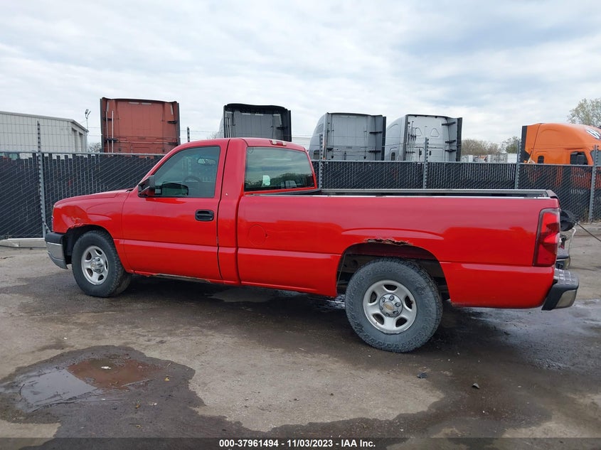 2003 Chevrolet Silverado 1500 Work Truck VIN: 1GCEC14T43Z188299 Lot: 37961494
