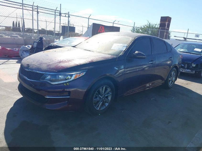 2016 Kia Optima Lx Turbo VIN: 5XXGT4L19GG104979 Lot: 37961540