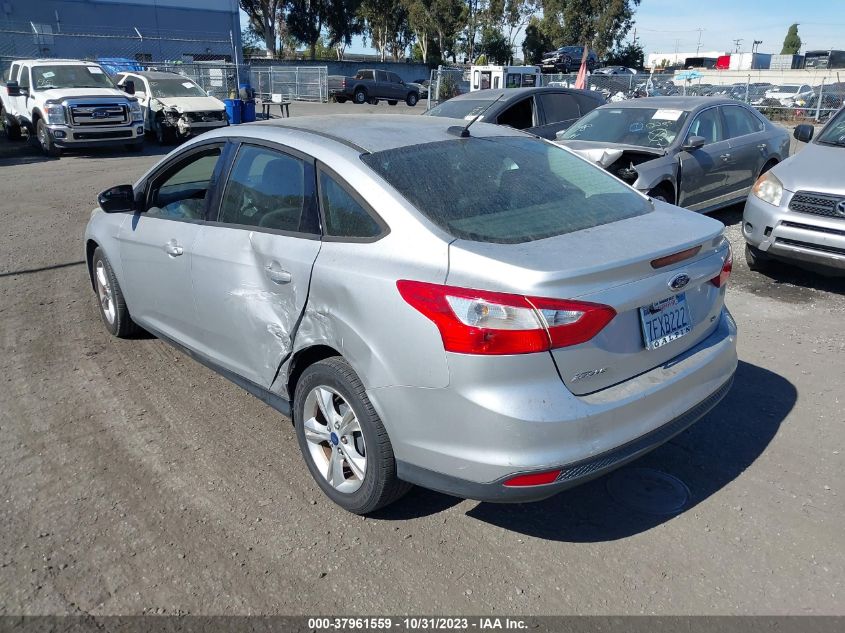 2013 Ford Focus Se VIN: 1FADP3F20DL376263 Lot: 37961559