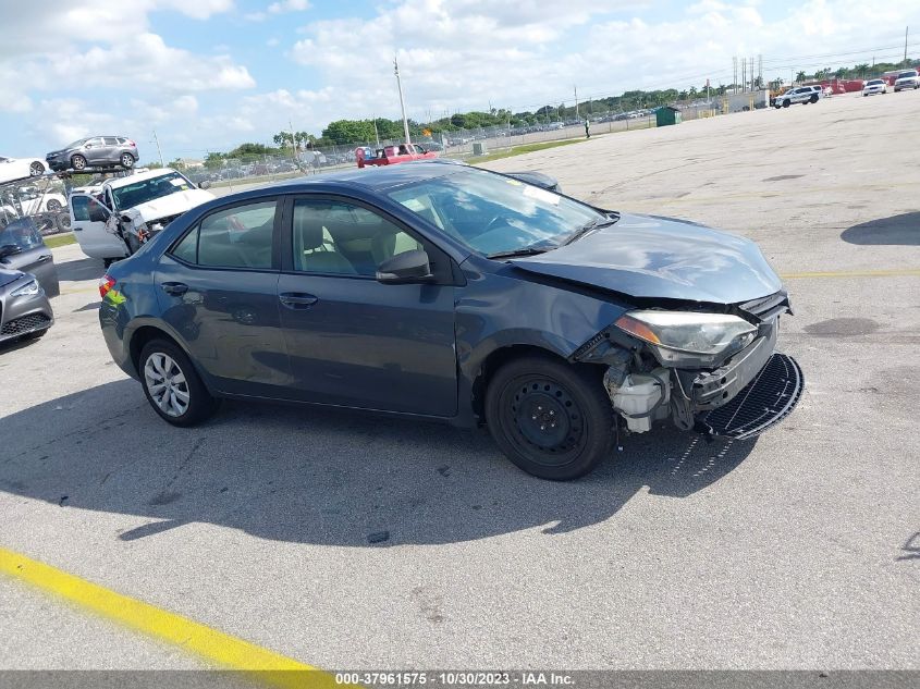 2016 Toyota Corolla L/Le/Le Pls/Prm/S/S Pls VIN: 2T1BURHE3GC598134 Lot: 37961575