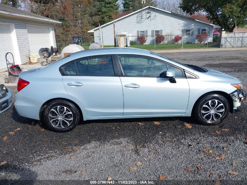 2012 Honda Civic Sdn Lx VIN: 2HGFB2F5XCH525085 Lot: 37961643