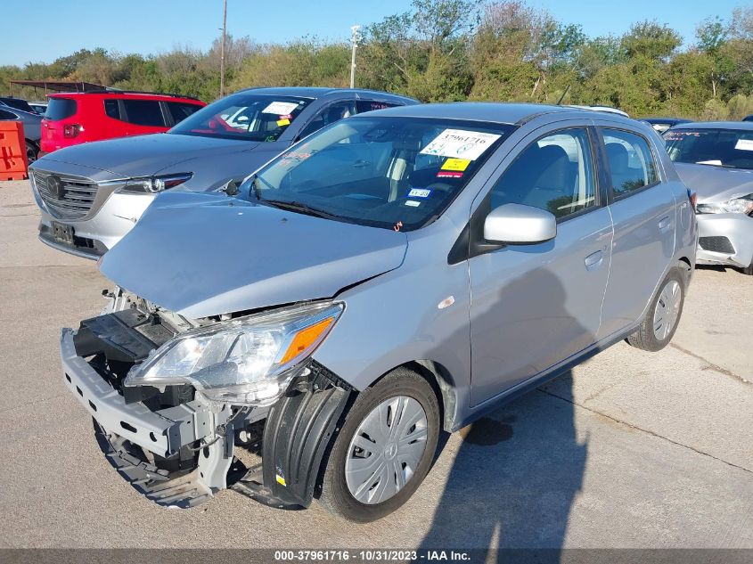 2021 Mitsubishi Mirage Carbonite Edition/Es/Le VIN: ML32AUHJ6MH013680 Lot: 37961716